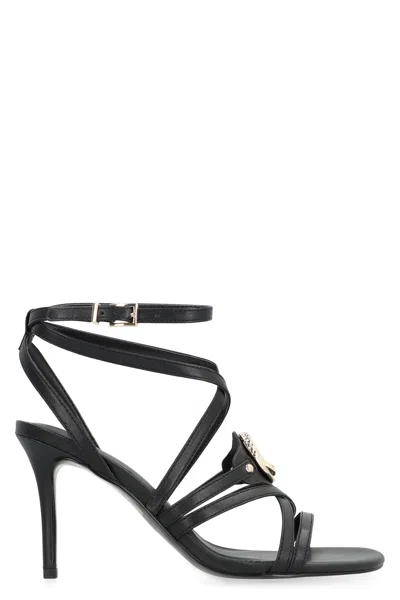 Just Cavalli Ivy Heeled Sandals In Black