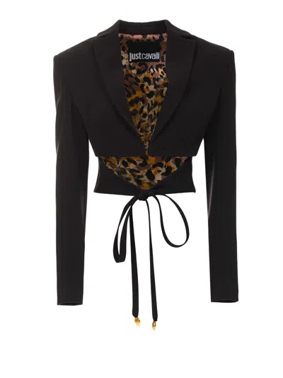 Just Cavalli Jacket In Black
