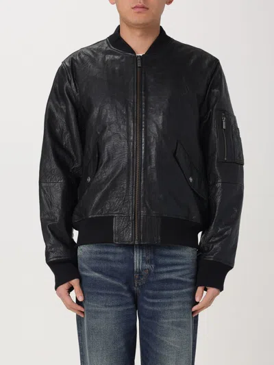 Just Cavalli Jacket  Men Color Black In Schwarz