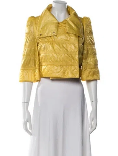 Pre-owned Just Cavalli Jacket In Yellow
