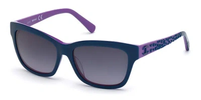 Just Cavalli Jc 564s 92w L Women's Sunglasses Purple Size 56 In Blue