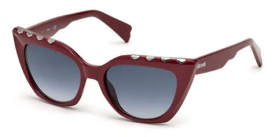 Just Cavalli Jc 821s 69b Women's Sunglasses Burgundy Size 53