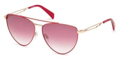 Just Cavalli Jc 839s 72t Women's Sunglasses Red Size 58