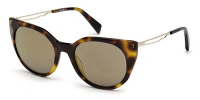 Just Cavalli Jc 842s 52g Women's Sunglasses Tortoiseshell Size 53 In Brown