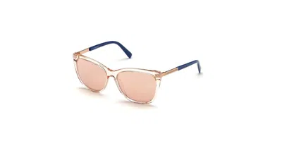 Just Cavalli Jc 918s 72z Occhiali Da Sole Rosa Per Donna In Brown