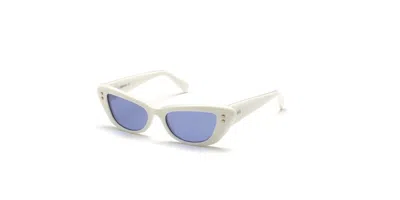 Just Cavalli Jc 921s 21v Occhiali Da Sole Bianchi Per Donna In White