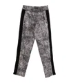 Just Cavalli Pants With Logo Print And Side Stripes In Brown