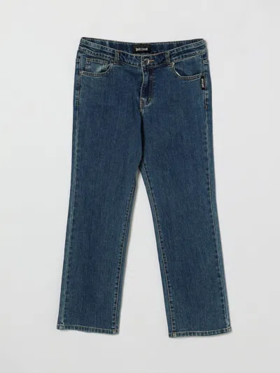 Just Cavalli Jeans Kids Color Grey In Multi