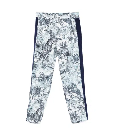 JUST CAVALLI JUNGLE-PRINT TRACK PANTS