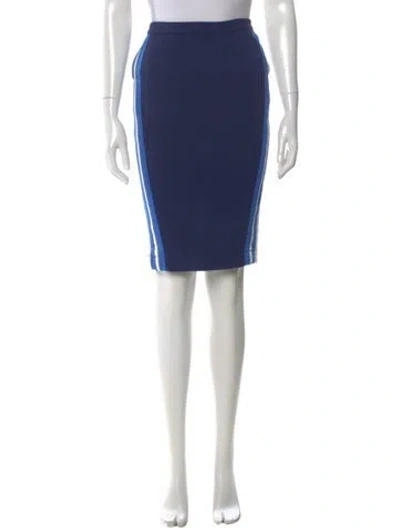 Pre-owned Just Cavalli Knee-length Skirt In Blue