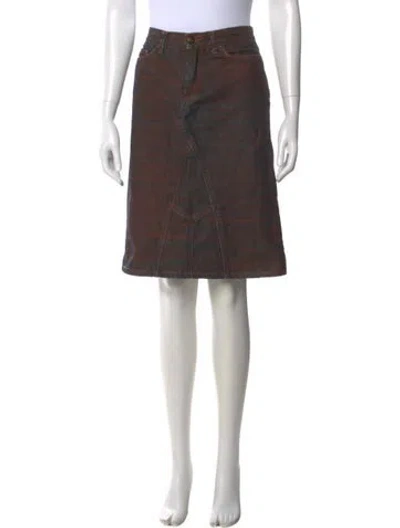 Pre-owned Just Cavalli Knee-length Skirt In Red