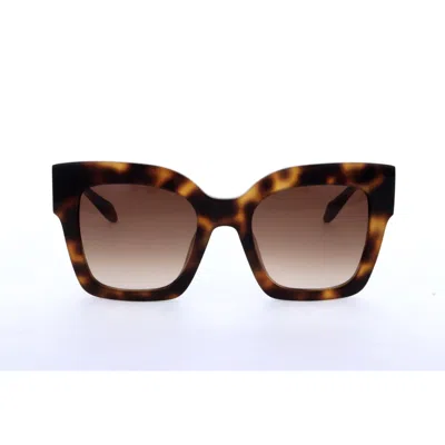 Just Cavalli Ladies Brown Square Sunglasses Sjc019v In Multi