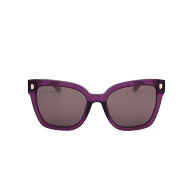 Just Cavalli Ladies Purple Square Sunglasses Sjc044