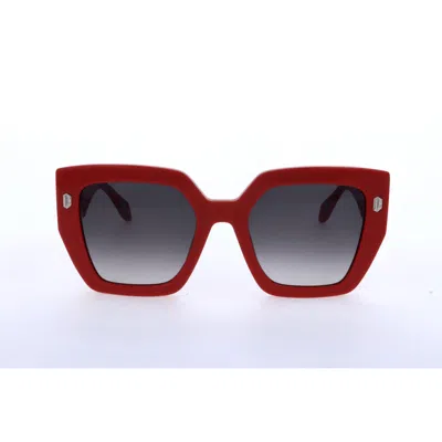 Just Cavalli Ladies Red Square Sunglasses Sjc021k