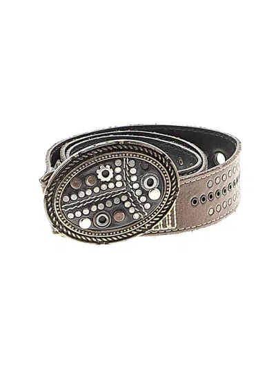 Pre-owned Just Cavalli Leather Belt In Brown