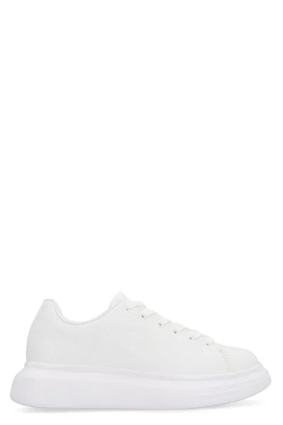 Just Cavalli Leather Low-top Sneakers In Multi