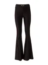 Just Cavalli Ring-detail Trousers In Black
