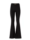 Just Cavalli Ring-detail Trousers In Black
