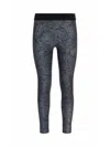 Just Cavalli Leopard-print Leggings In Grey