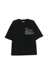 Just Cavalli Leopard Chain-print T-shirt In Multi