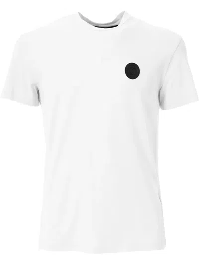 JUST CAVALLI LOGO-APPLIQUÉ T-SHIRT