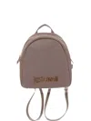 Just Cavalli Logo Backpack In Brown