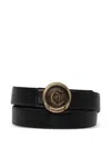 Just Cavalli Logo-buckle Belt In Black