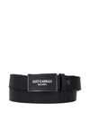 Just Cavalli Logo-buckle Belt In Black