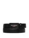 Just Cavalli Logo-buckle Belt In Black