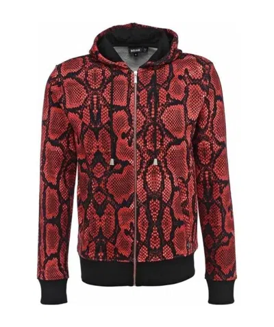 Just Cavalli Logo Casual Jacket In Red