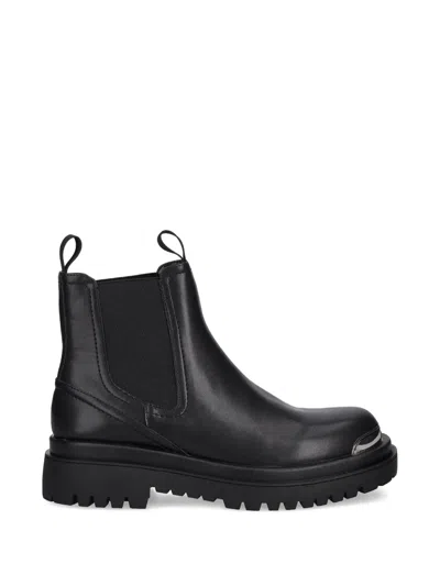 Just Cavalli Logo-detail Chelsea Boots In Black