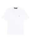 Just Cavalli Logo-detail Cotton Polo Shirt In White
