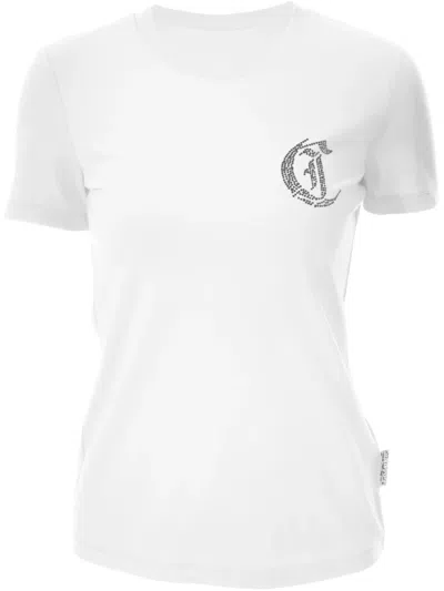 JUST CAVALLI LOGO-EMBELLISHED T-SHIRT