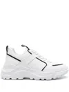 Just Cavalli Logo-embossed Chunky Sneakers In White