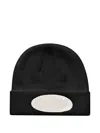 Just Cavalli Logo-embroidered Beanie In Black