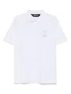 Just Cavalli Logo-embroidered Polo Shirt In White