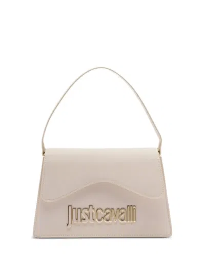Just Cavalli Logo-lettering Bag In White