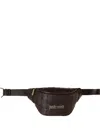 Just Cavalli Logo-lettering Belt Bag In Black