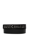 Just Cavalli Logo-lettering Belt In Black