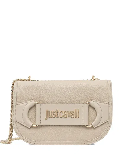 Just Cavalli Logo-lettering Cross In Neutral
