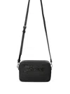 Just Cavalli Logo-lettering Crossbody Bag In Black