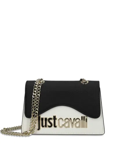 Just Cavalli Logo-lettering Mini Bag In Black