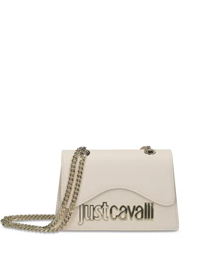 Just Cavalli Logo-lettering Mini Bag In Neutrals