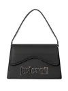 Just Cavalli Logo-lettering Tote Bag In Black