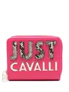Just Cavalli Logo-lettering Wallet In Pink