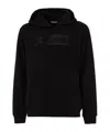 Just Cavalli Hooded Sweatshirt With Tonal Logo Embroidery In Black