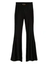Just Cavalli Ring-detail Trousers In Black