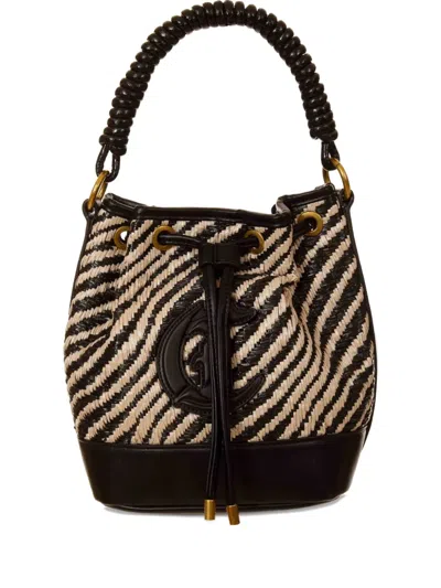 Just Cavalli Logo-patch Bucket Bag