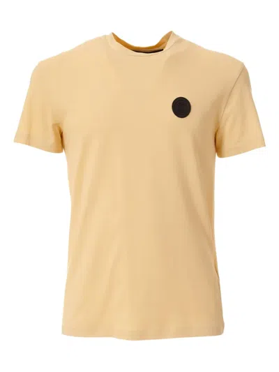 Just Cavalli Logo-patch T-shirt In Brown