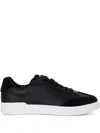 Just Cavalli Logo-perforated Sneakers In Black